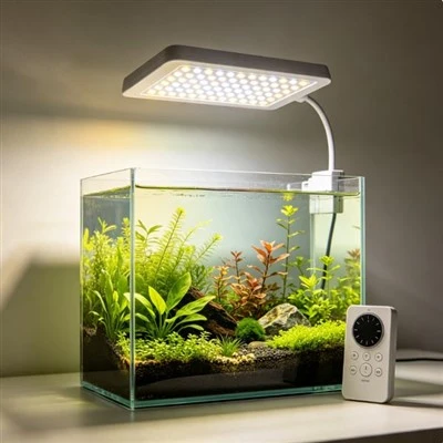 Lumière d'aquarium LED à intensité variable avec minuterie